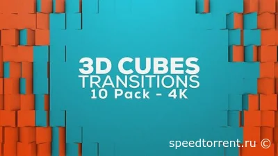 Motion Graphics - VideoHive / Envato Elements - 3D Cubes Transitions - 10 Pack - 4K