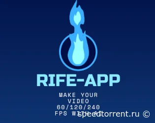 Rife-App 2.8 - AI video interpolation (2021)